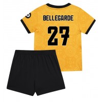 Wolves Jean-Ricner Bellegarde #27 Domáci Detský futbalový dres 2025-26 Krátky Rukáv (+ trenírky)